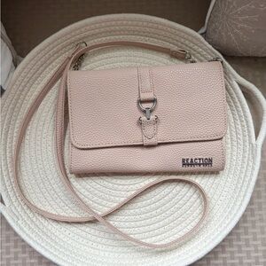 Kenneth Cole Reaction Pink Crossbody Bag with Minimalist Design
